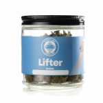 One ounce jar of Lifter Hemp Flower