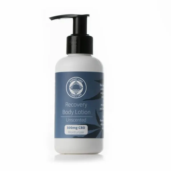 Four ounce bottle of Unscented CBD Body Lotion