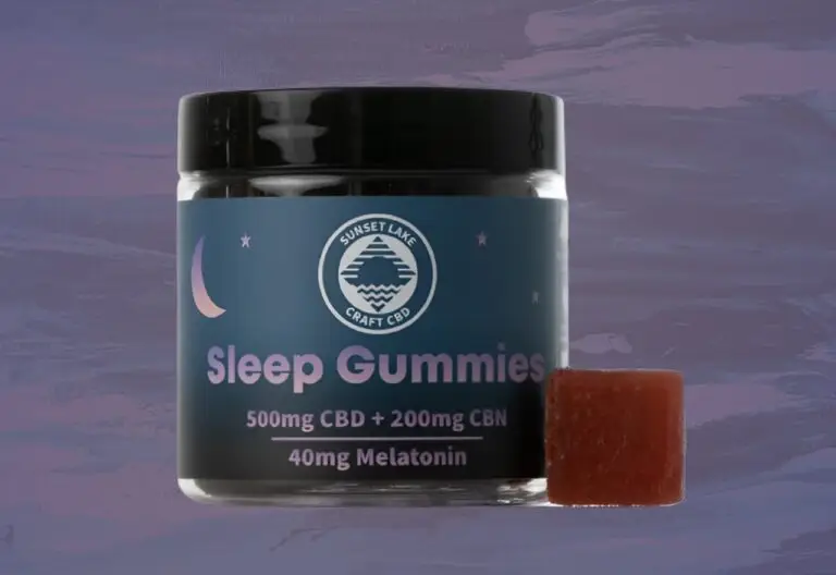 Sunset Lake CBD's CBN gummies offer a natural solution for better sleep, featuring the calming benefits of CBN and melatonin.